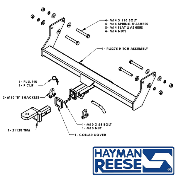 Dodge Caliber Hatch 08/2006 - 06/2012 - Towbar Kit