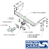 Toyota Corolla ZRE152 Hatch 05/2007 - 09/2012 - Towbar Kit