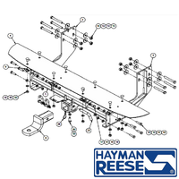 Mercedes-Benz Sprinter Van 11/2006 - 05/2018 (Rare Narrow Chassis Approx 765mm Wide) - Towbar Kit