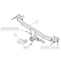 Honda Civic SI Hatch 01/2011 - 05/2012 - Towbar Kit