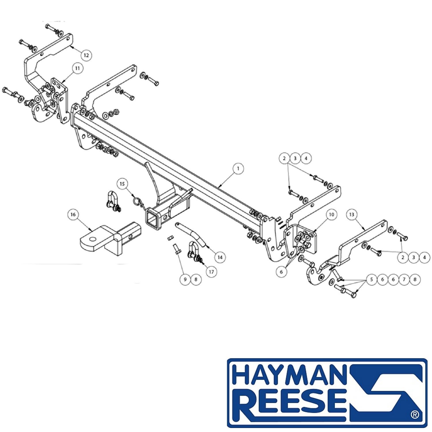 Toyota Camry XV40 Sedan 07/2006 - 09/2011 (Not Sportivo) - Towbar Kit