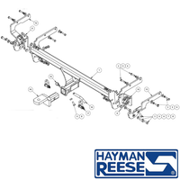 Toyota Aurion GSV50 Sedan 03/2012 - 04/2015 - Towbar Kit