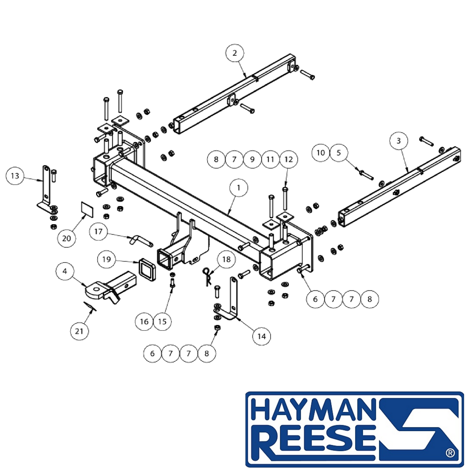 Mercedes-Benz GLS X166 SUV 03/2016 - 06/2018 - Towbar Kit