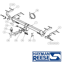 Toyota Aurion GSV50R Sedan 05/2015 - 08/2017 - Towbar Kit