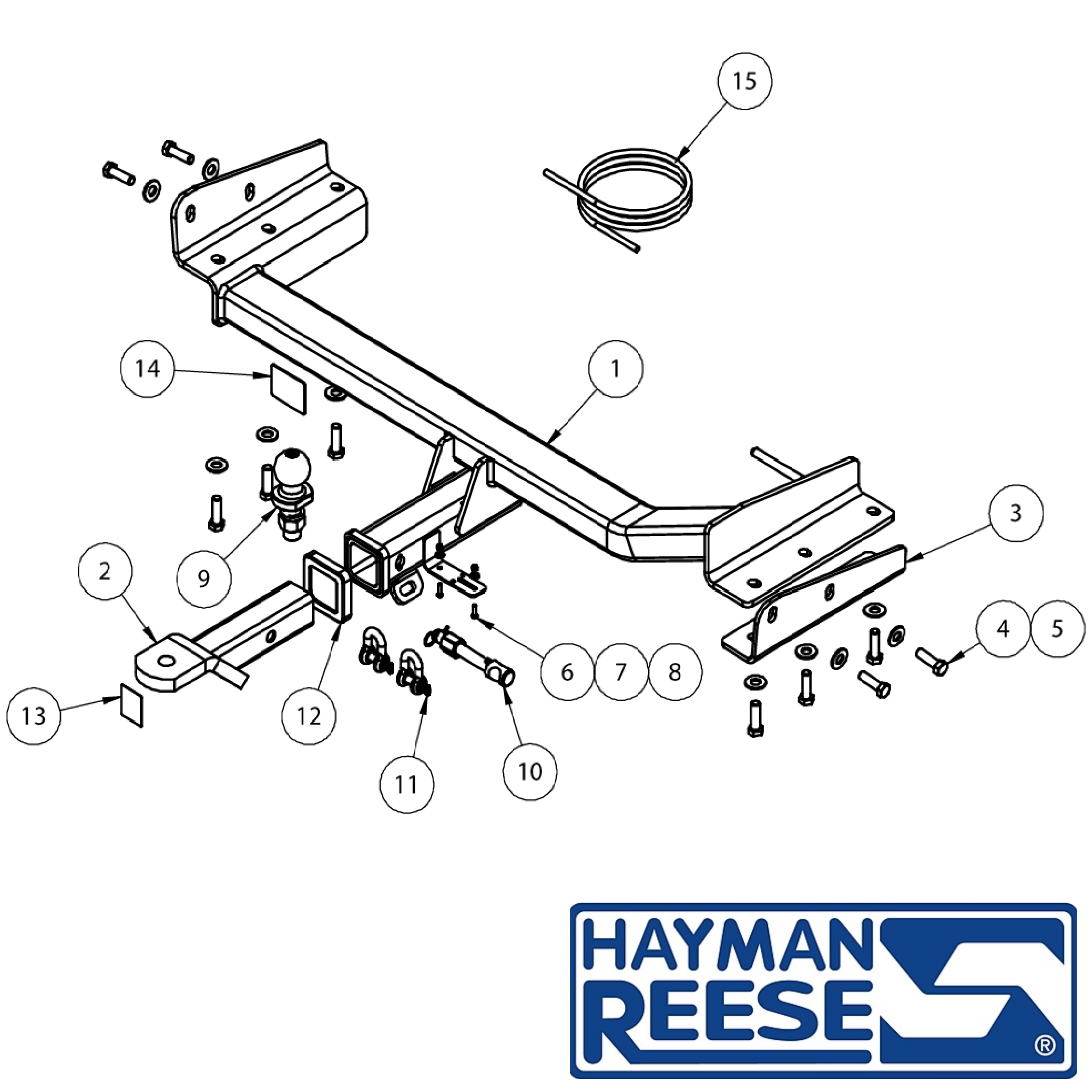 Lexus RX450H SUV 11 2015 08 2019 Towbar Kit HEAVY DUTY
