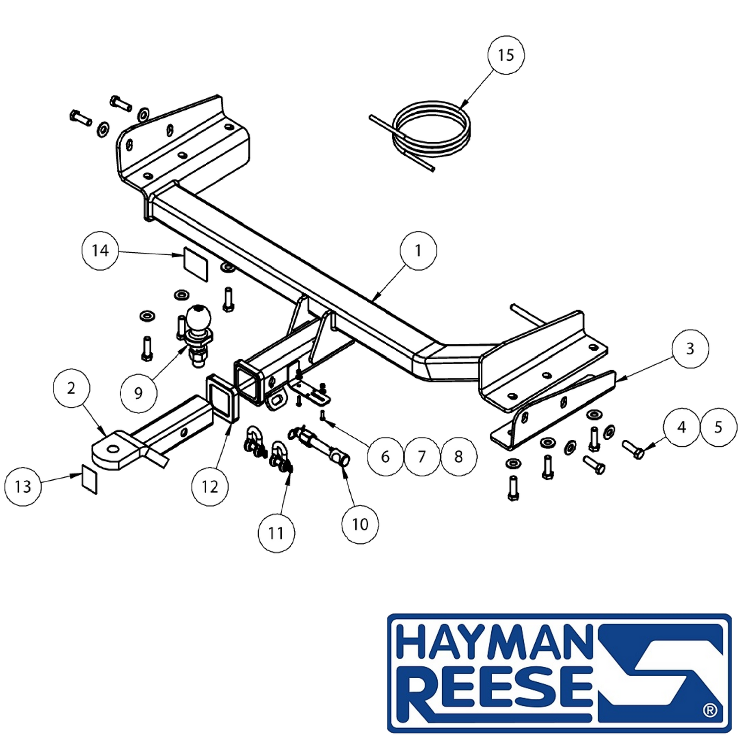 Lexus RX450H SUV 11/2015 - 10/2022 - Towbar Kit