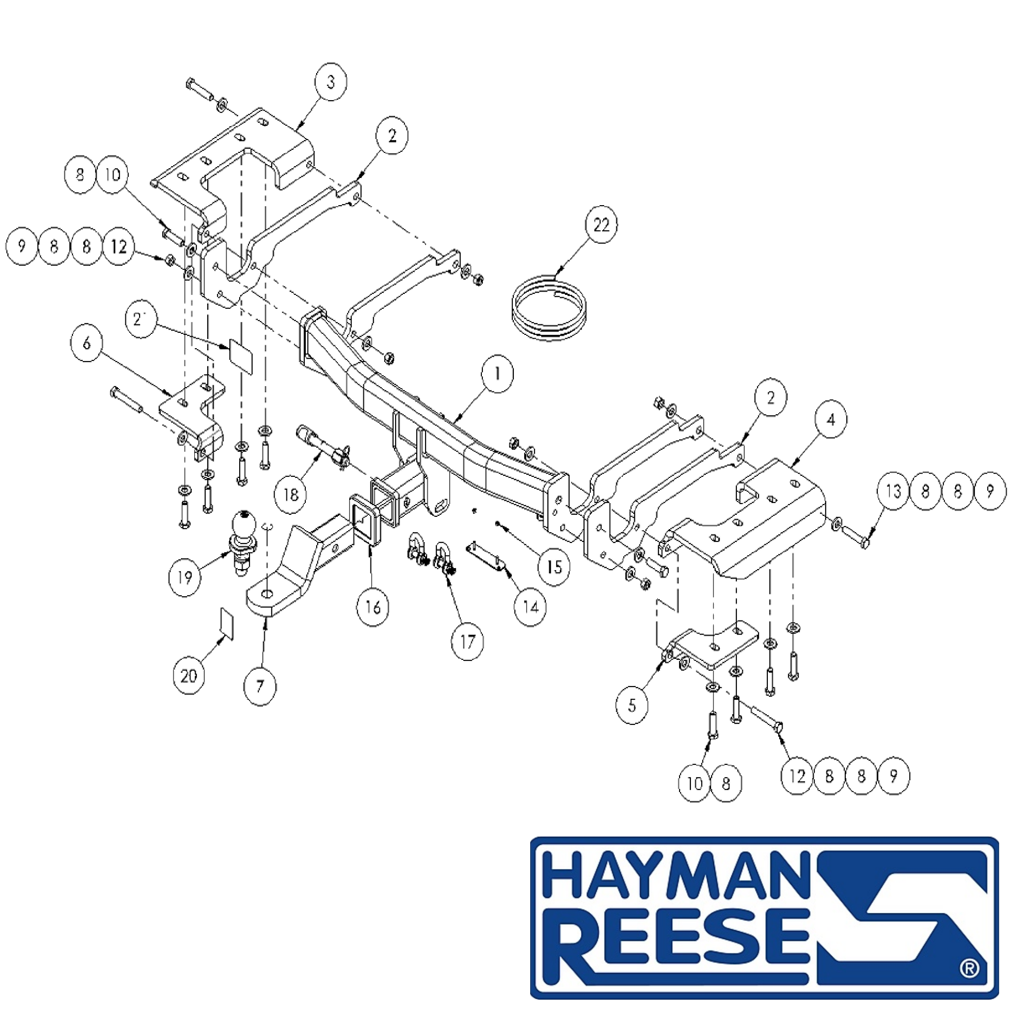 Haval H6 SUV 07/2016 - 01/2021 - Towbar Kit