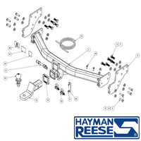 Ford Everest UA 2 SUV 08/2018 - 05/2022 - Towbar Kit