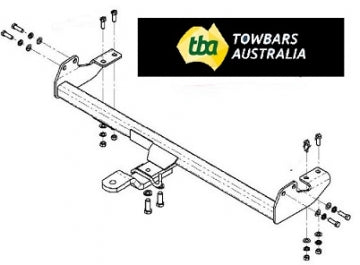 Toyota HiLux 2wd Cab Chassis Tub Body Without Bumper 04/2005 - 08/2015 - Towbar Kit