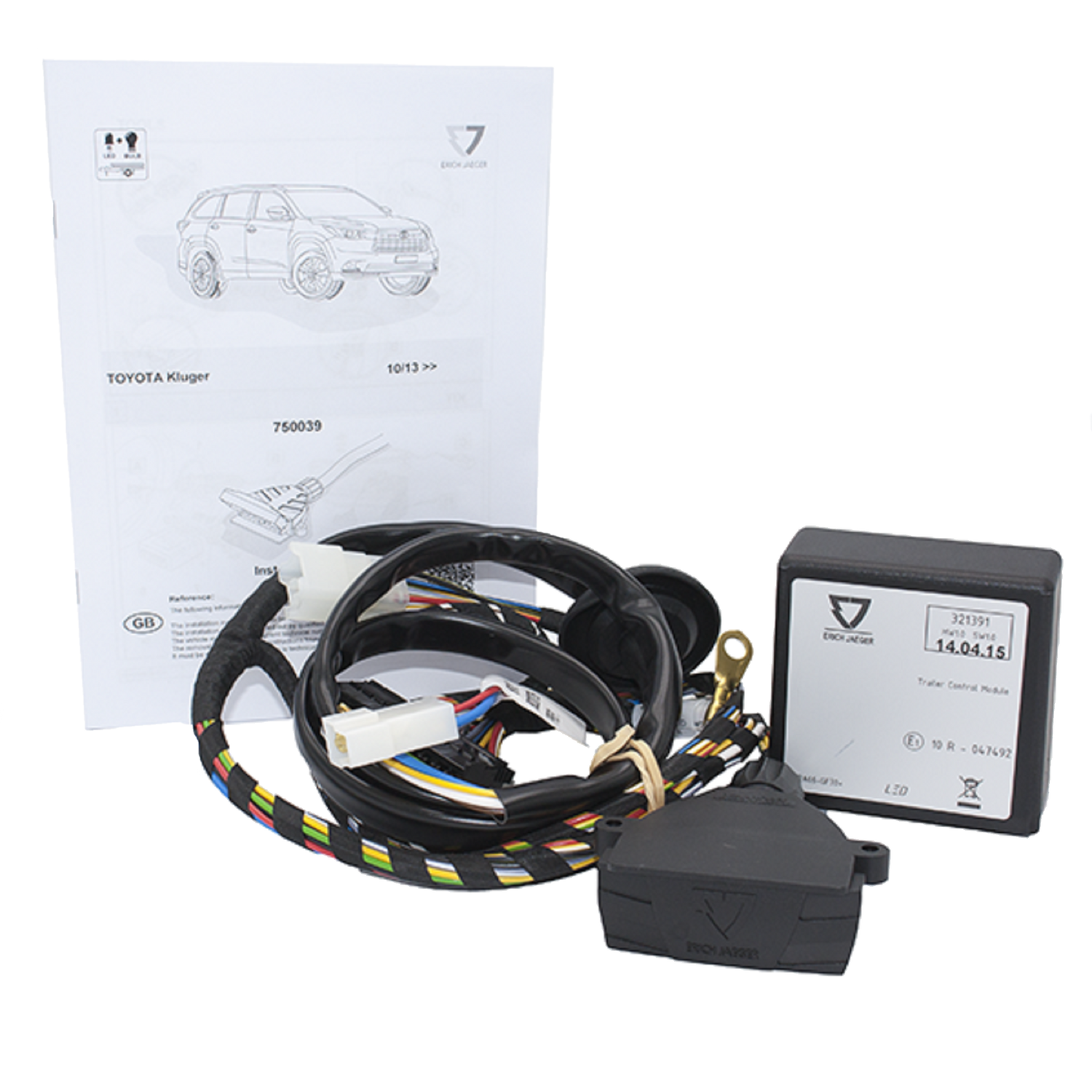 Direct Fit Wiring Harness Toyota Kluger SUV 10/2013 - On 750039EJ