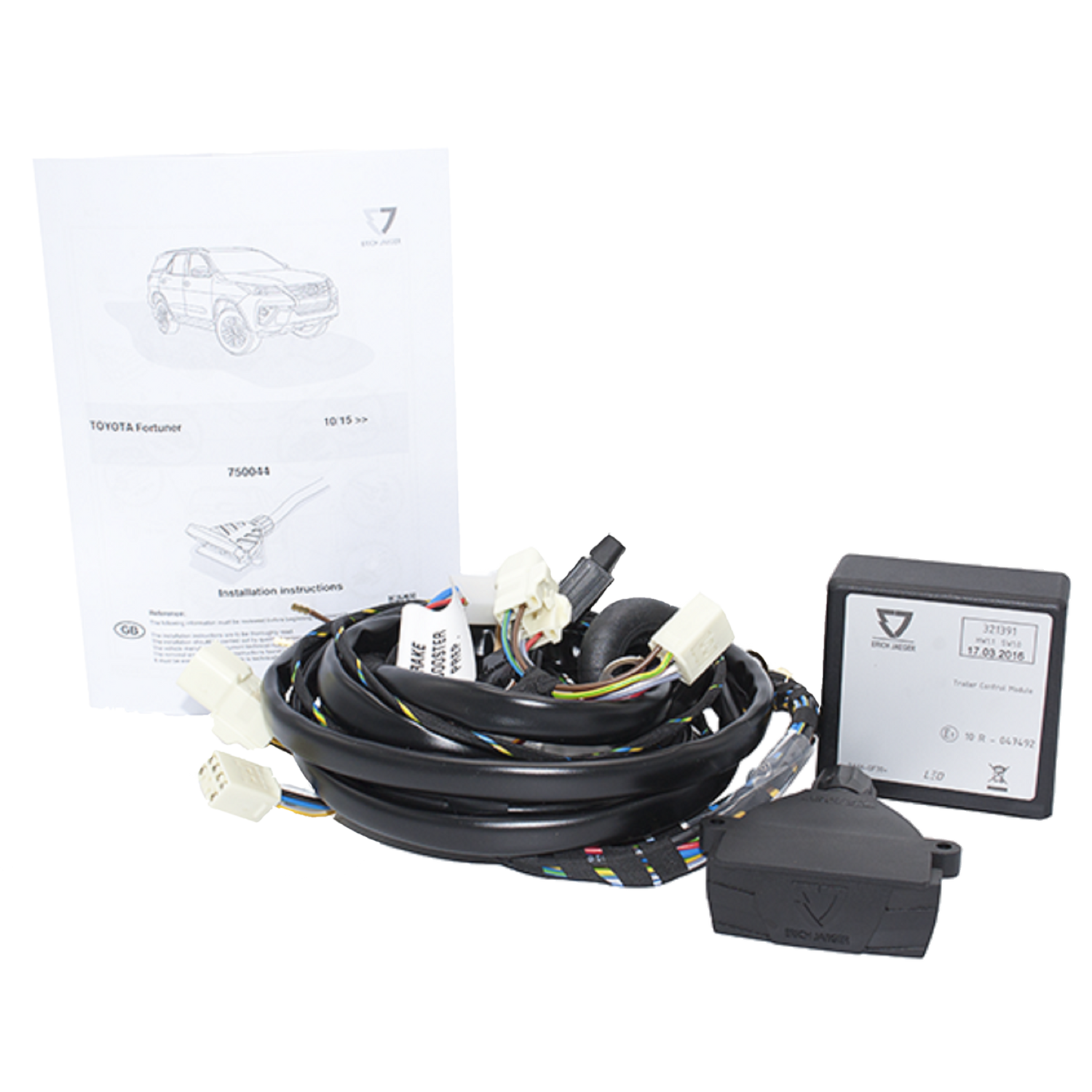 Direct Fit Wiring Harness Toyota Fortuner SUV 08/2015 - On 750044EJ
