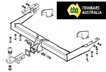 Nissan Navara NP300 Dual Cab Extra Long Tray 01/2021 - On - Towbar Kit