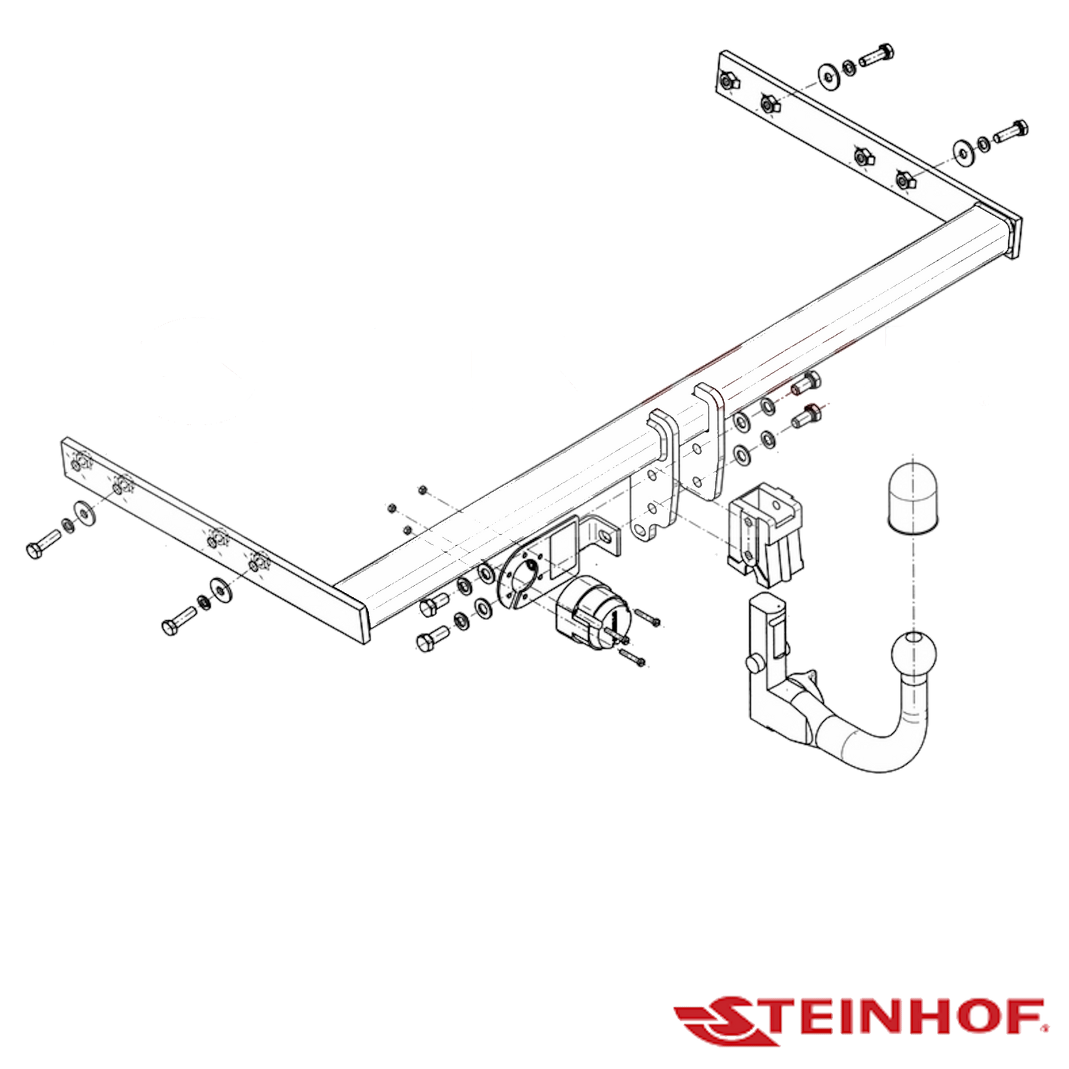 Audi A3 Convertible 07/2008 - 04/2013 - Towbar Kit