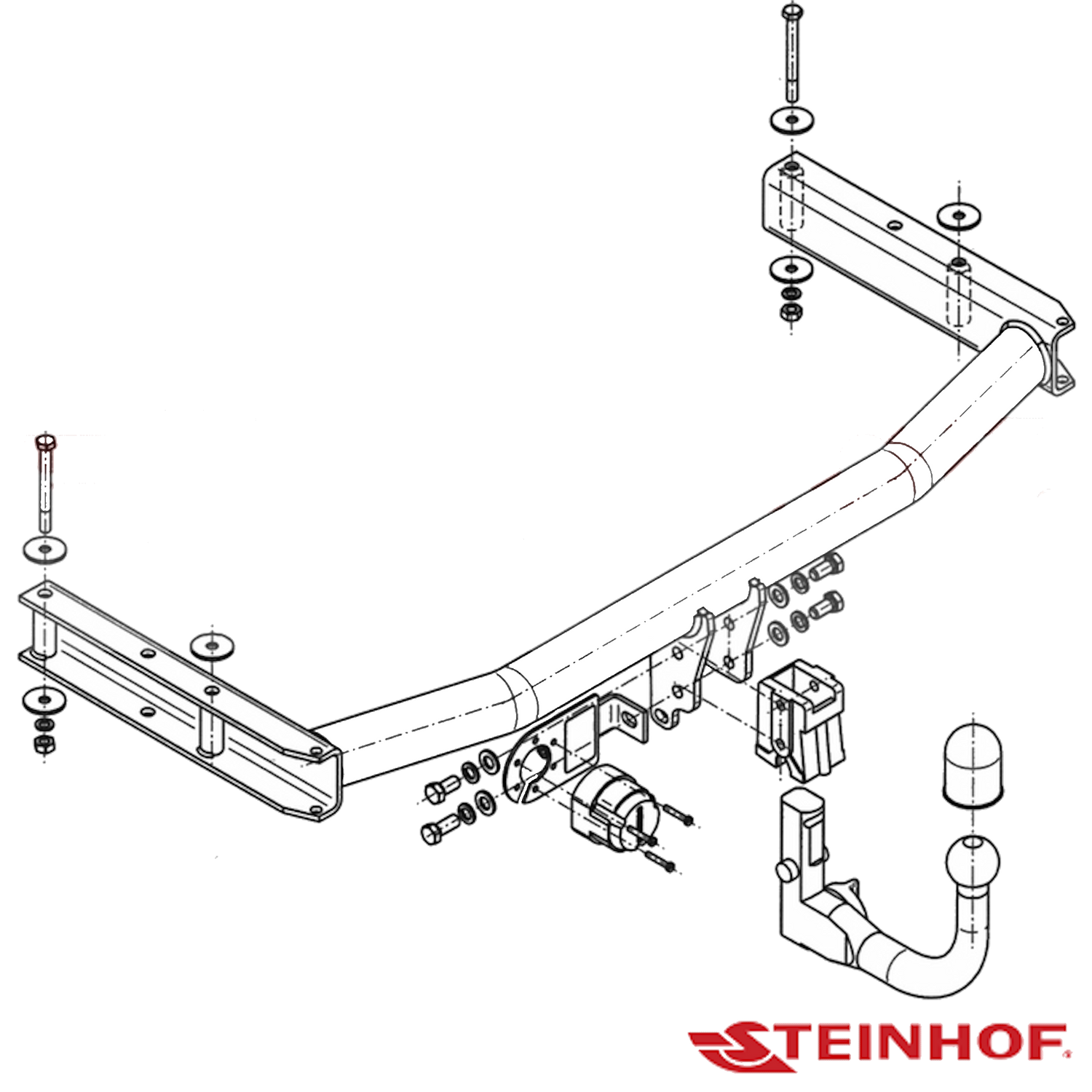 Audi A4 B6 & B7 Sedan 07/2001 - 03/2008 - Towbar Kit