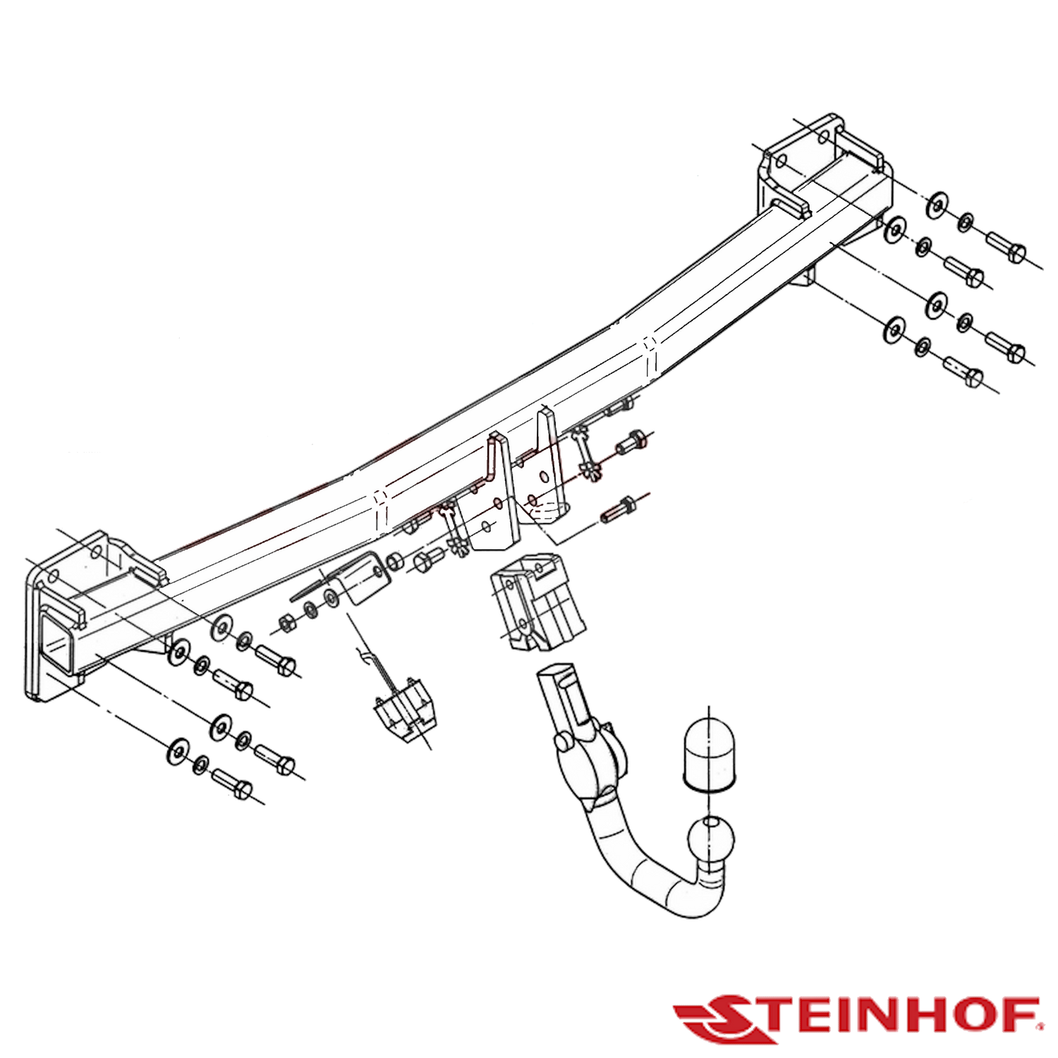 Audi Q7 SUV 01/2009 - 06/2015 - Towbar Kit