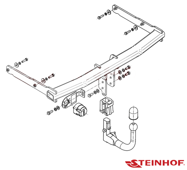 Audi A6 C7 Sedan 08/2011 - 05/2017 - Towbar Kit