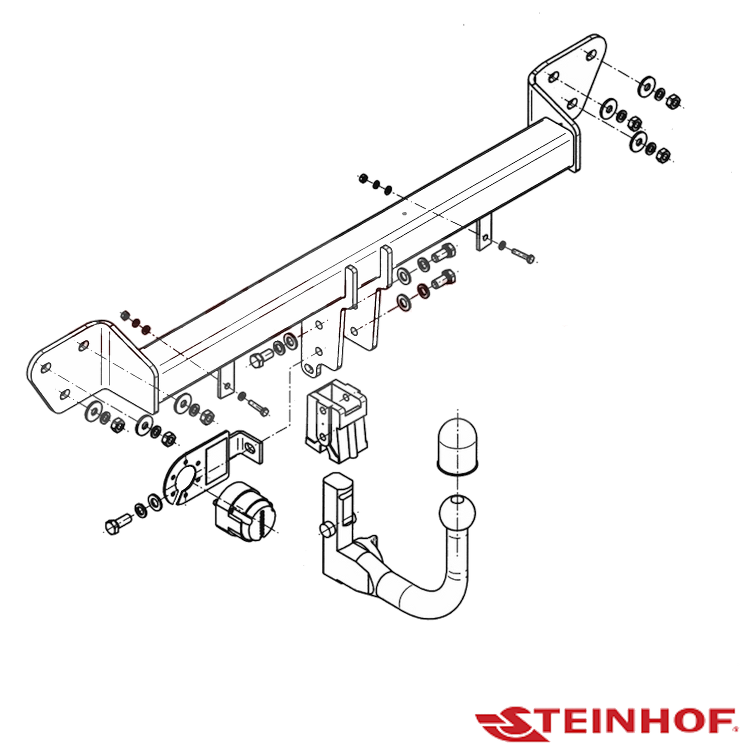 BMW 7 Series E65 66 Sedan 01/2002 - 03/2009 - Towbar Kit
