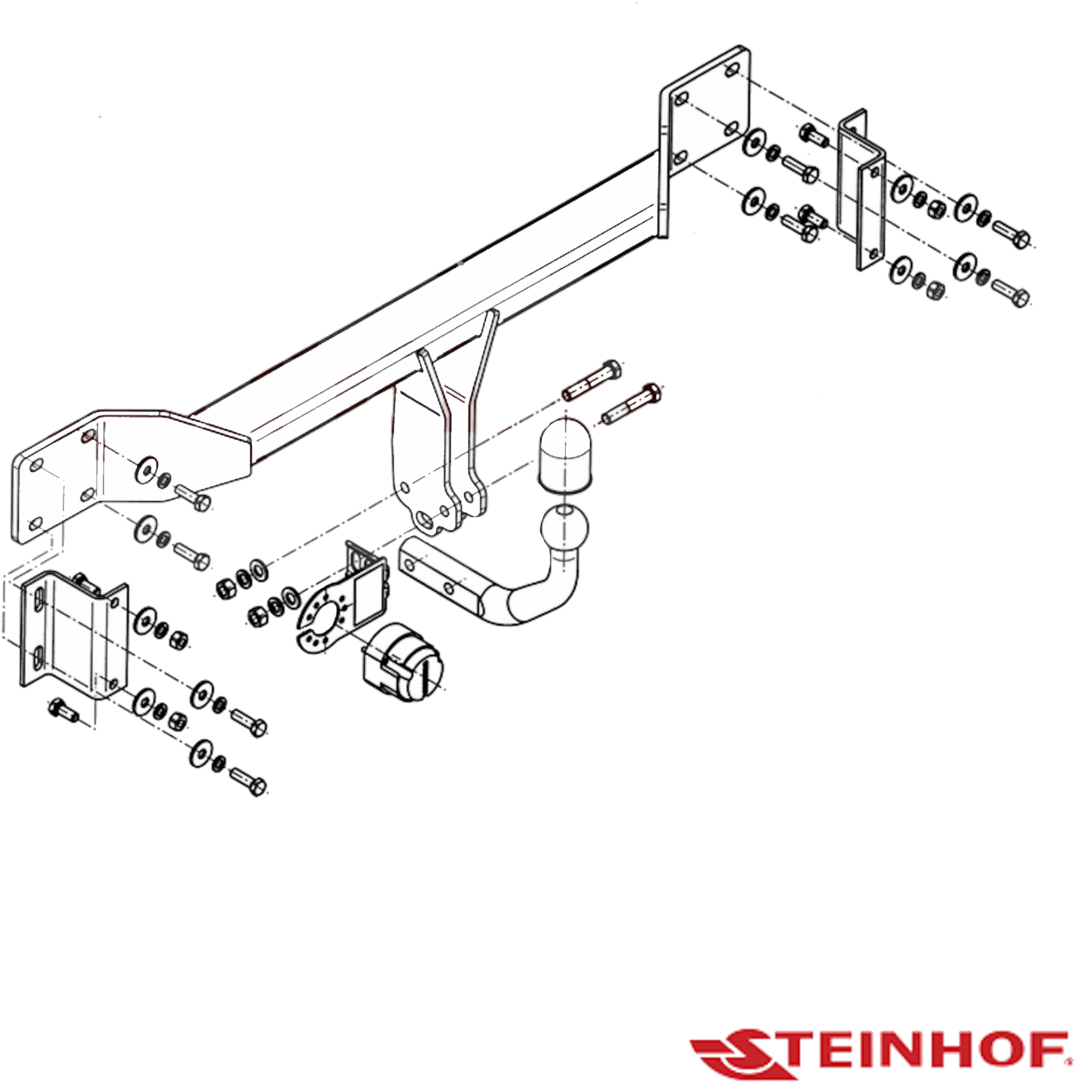 BMW 5 Series E61 Wagon 10/2003 04/2010 Towbar Kit EUROPEAN STAND