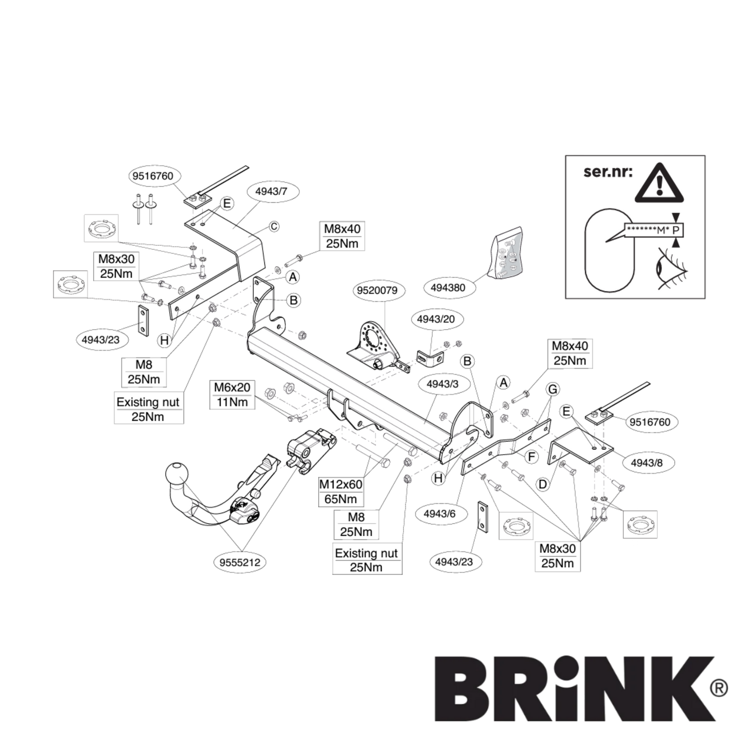 Fiat 500 Hatch 01/2007 - 12/2024 - Towbar Kit