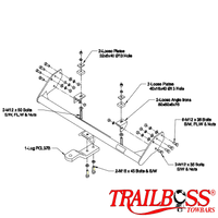 Mitsubishi Triton 2wd & 4wd Cab Chassis 10/1986 - 07/2006 - Towbar Kit