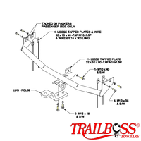 Mitsubishi Mirage Hatch 05/1996 - 08/2004 - Towbar Kit