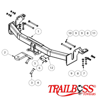 Mitsubishi Outlander ZJ-ZK (Inc PHEV Hybrid) SUV 11/2012 - 10/2017 - Towbar Kit