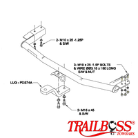 Nissan Pulsar N15 Hatch 08/1995 - 05/2001 (Not SSS) - Towbar Kit