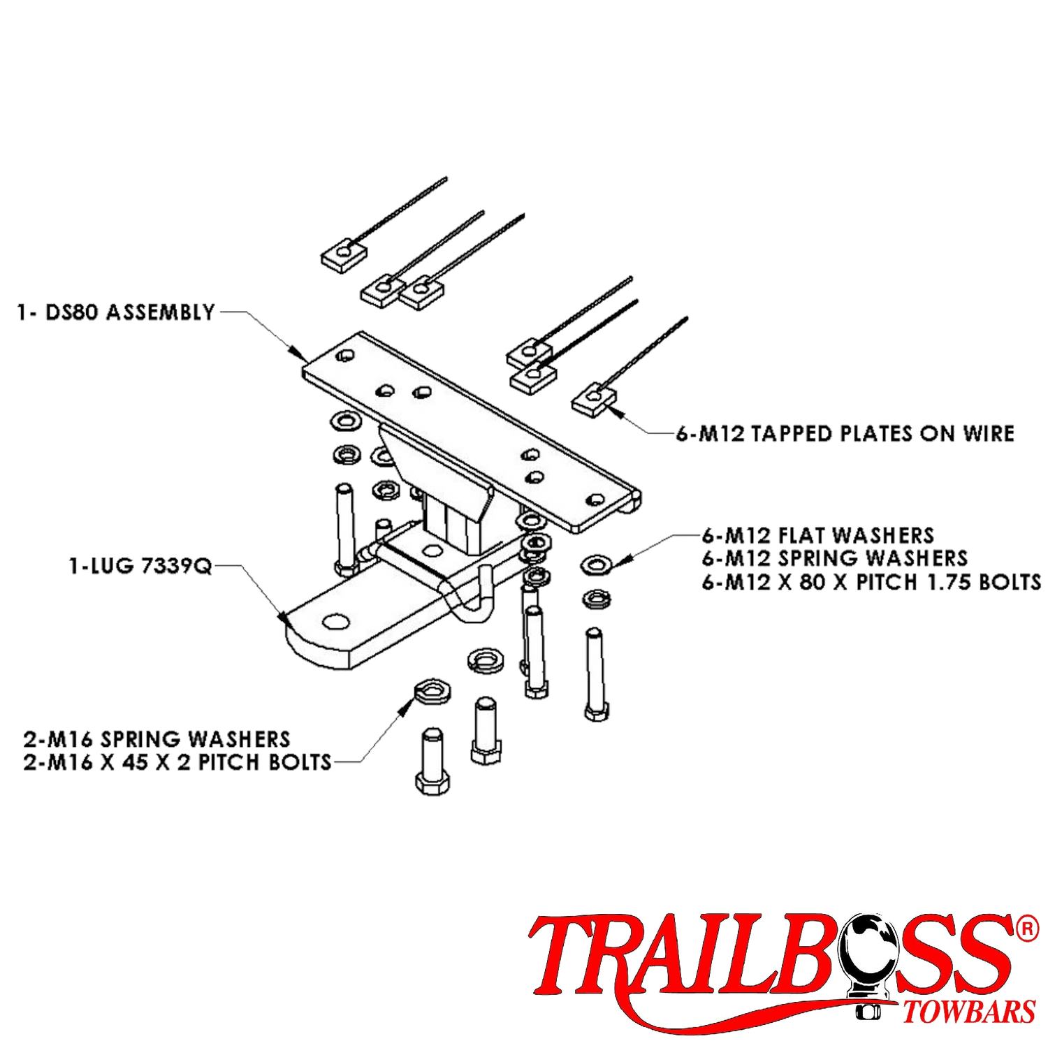Nissan Pathfinder R51 SUV 07/2005 - 09/2013 - Towbar Kit