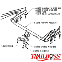 Nissan Tiida Hatch 02/2006 - 12/2013 - Towbar Kit