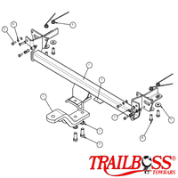 Nissan Maxima J31 & J32 Sedan 12/2003 - 12/2013 - Towbar Kit