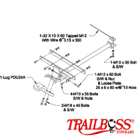 Daihatsu Charade G203 Sedan 06/1993 - 12/2000 - Towbar Kit
