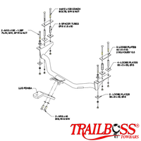 Daewoo Nubira Wagon 01/1997 - 12/2003 - Towbar Kit