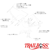 Ford Falcon AU Sedan (Inc XR6 & XR8) (Not Gas) 09/1998 - 09/2002 - Towbar Kit