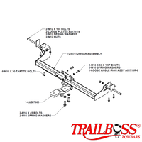 Ford Falcon AU, BA, BF, FG, FGX Tub Body Tub Body  (Not XR6, XR8, FPV) 07/1999 - On - Towbar Kit