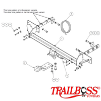 Ford Mondeo Hatch 10/2007 - 12/2014 - Towbar Kit