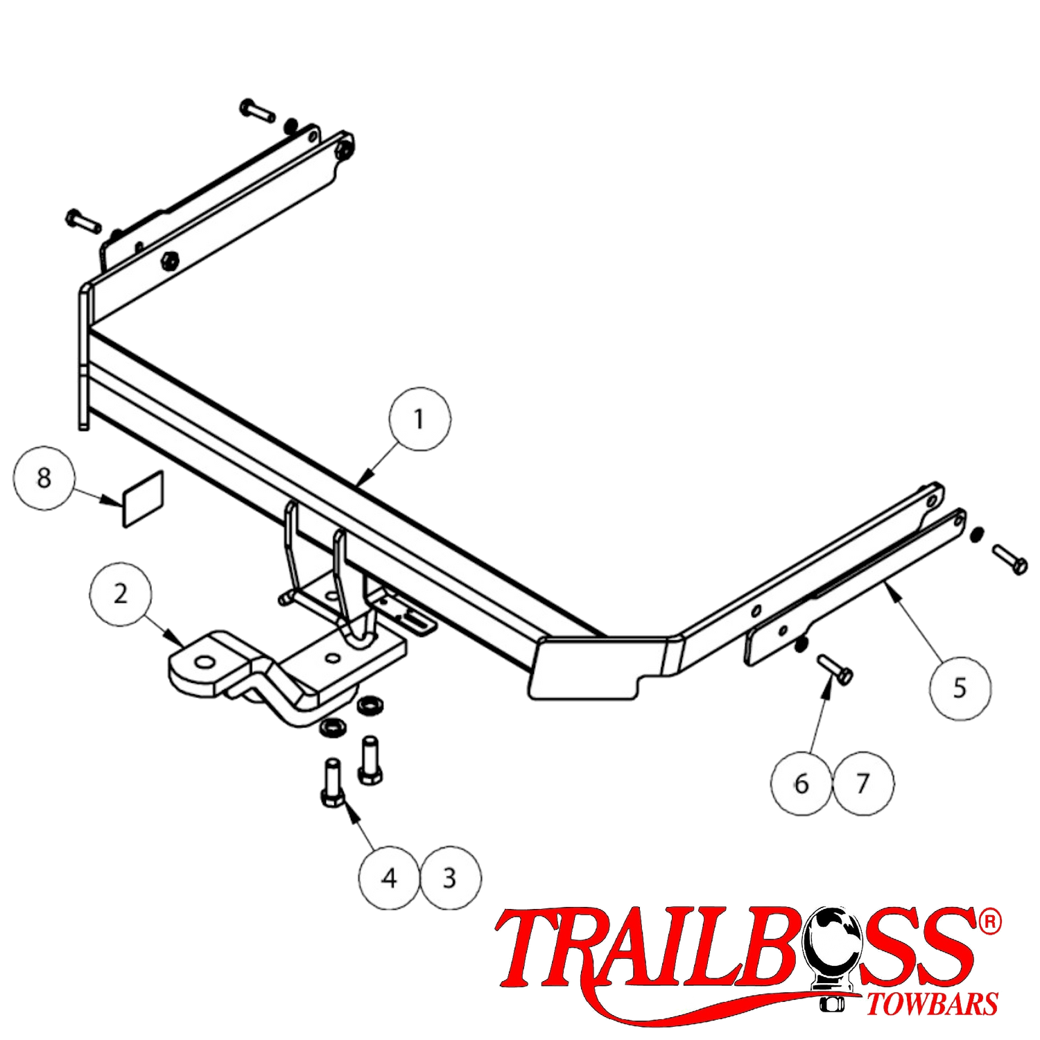 Ford Focus LW MKII Hatch (ST Eco Boost & Ambiente Diesel do not have a tow rating) 08/2012 - 11/2018 - Towbar Kit