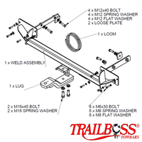 Ford Mondeo Wagon (Diesel only) 01/2009 - 12/2014 - Towbar Kit