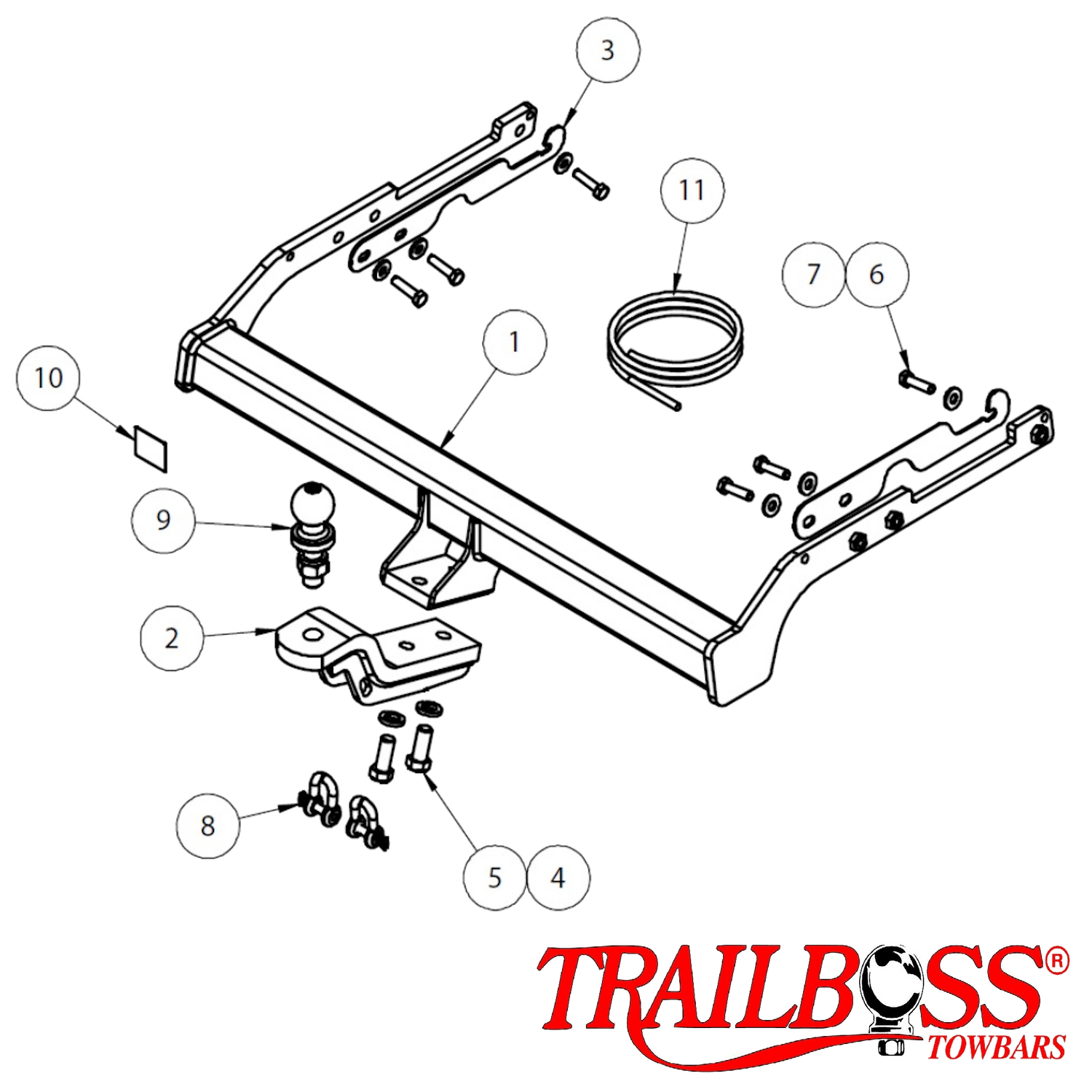 Ford Mondeo Wagon 01/2015 - 03/2021 - Towbar Kit