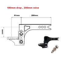 3500KG Adjustable towbar Ball Mount