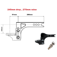 3500KG Adjustable Towbar Ball Mount