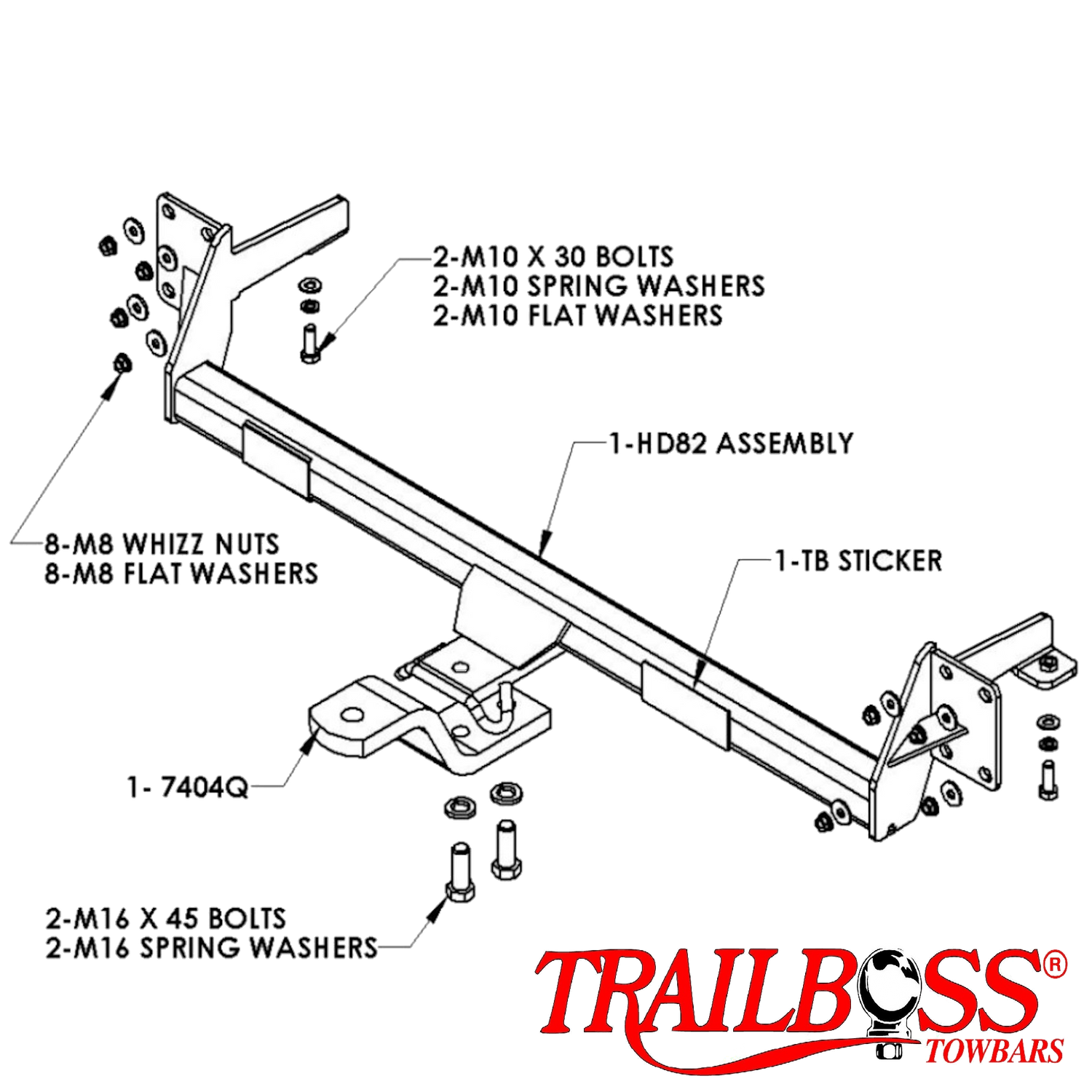 Holden Astra AH Wagon 07/2004 - 03/2010 - Towbar Kit