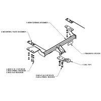 Holden Viva Wagon 09/2005 - 05/2009 - Towbar Kit