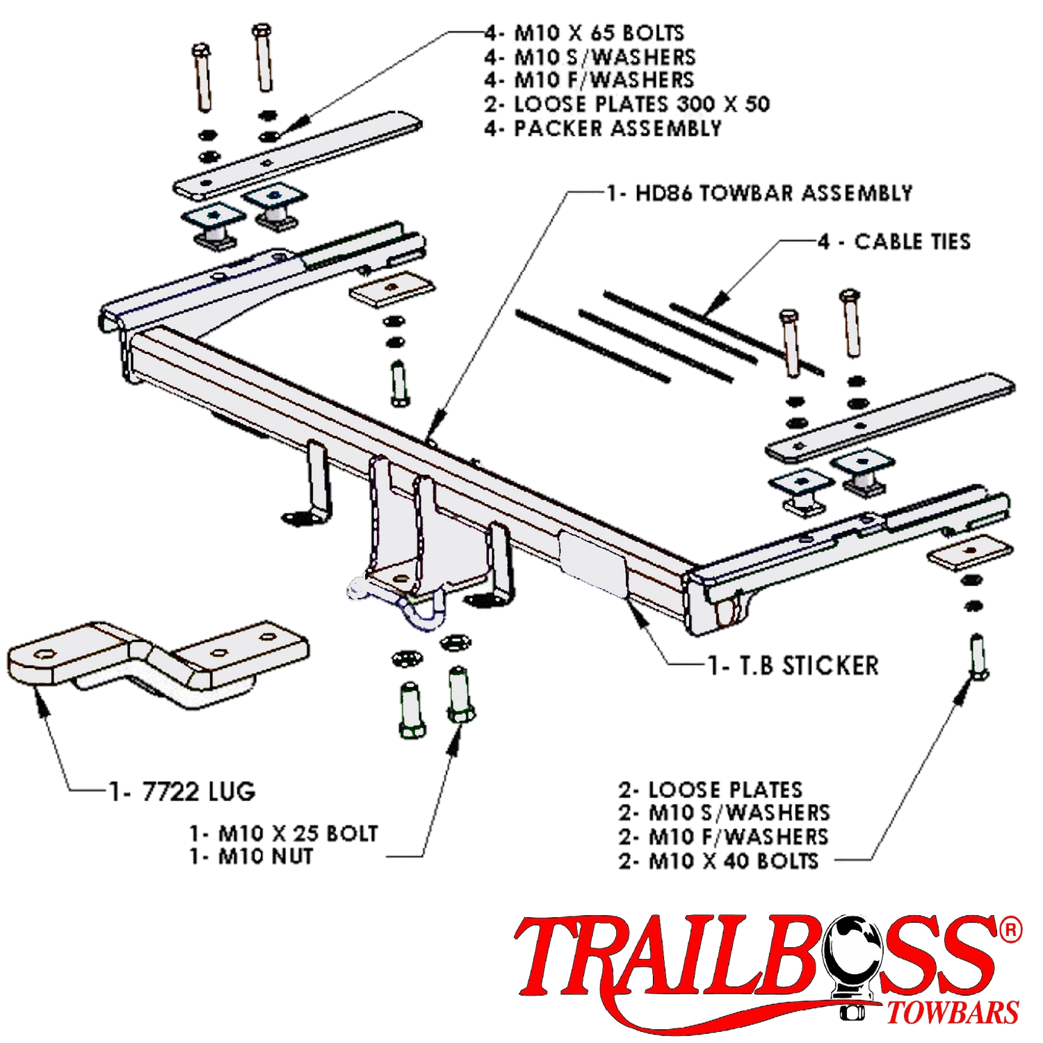 Holden Epica Sedan 03/2007 - 02/2011 (Not CDXI) - Towbar Kit