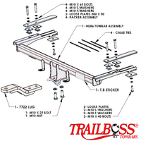 Holden Epica Sedan 03/2007 - 02/2011 (Not CDXI) - Towbar Kit