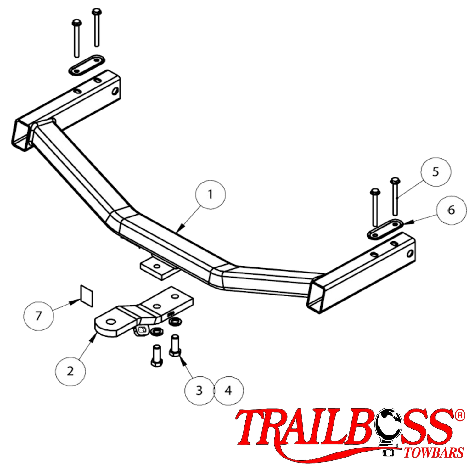 Holden Commodore VF Sedan 05/2013 - 09/2017 (Inc SS) - Towbar Kit