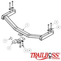 Holden Commodore VF Sedan 05/2013 - 09/2017 (Inc SS) - Towbar Kit
