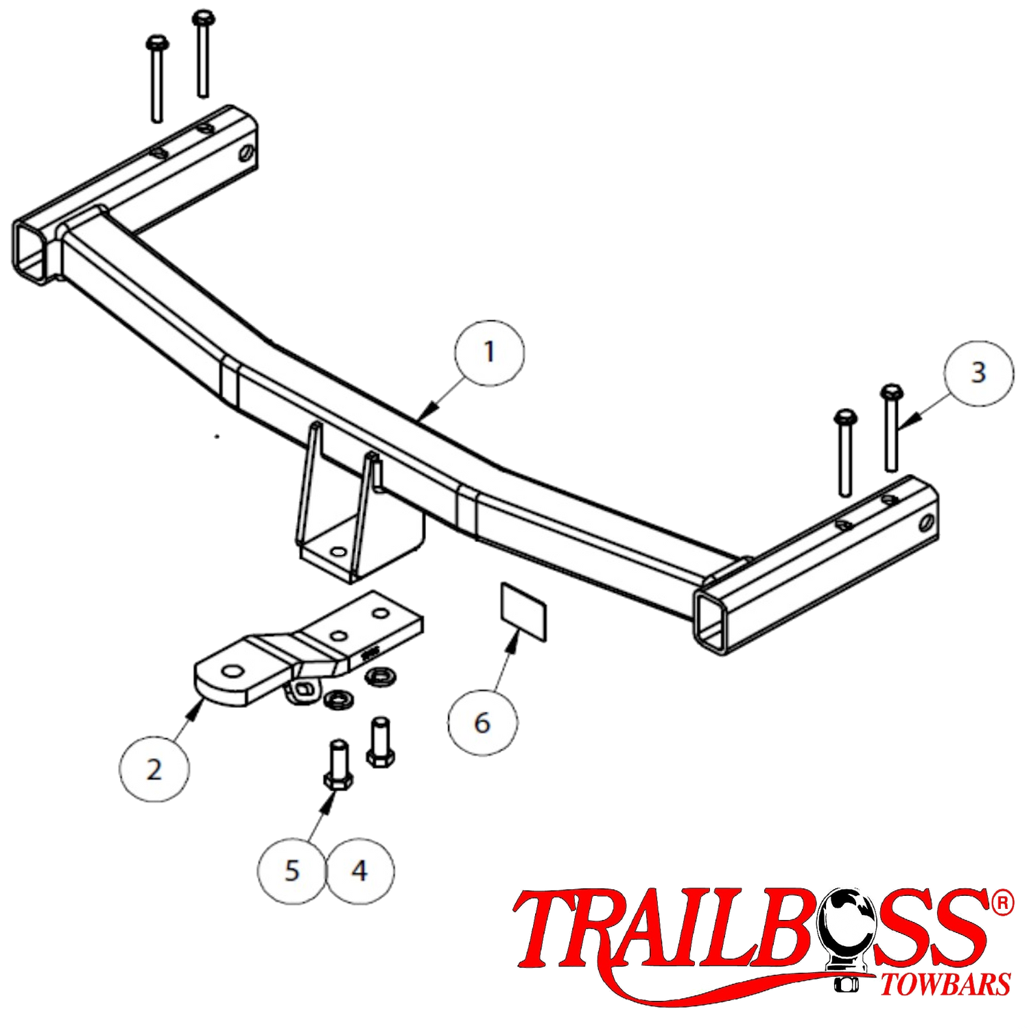 Holden Commodore VF Wagon 05/2013 - 10/2017 (Not factory fitted LPG) - Towbar Kit