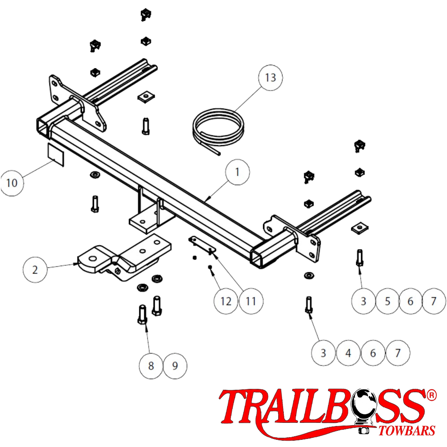 Holden Cruze JH Series 2 Wagon 11/2011 - 12/2014 - Towbar Kit