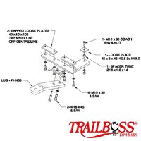 Honda Odyssey People Mover 05/1995 - 02/2000 - Towbar Kit