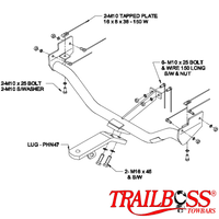 Honda HR-V SUV 01/1999 - 04/2002 - Towbar Kit